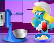 sts - Smurfette cakes
