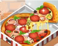 Yummy super pizza sütõs HTML5 játék