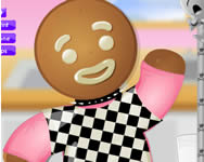 Ginger man dress up online játék