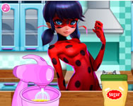 Ladybug cooking cupcakes online játék