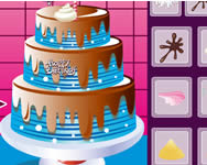 Sweet 16 cake sütõs játékok